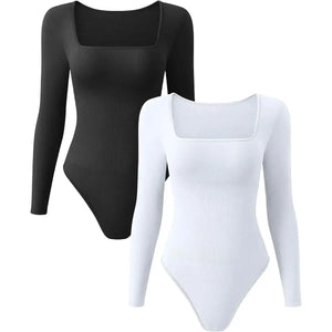 Ofertă 1+1 Bodysuit Modelator cu Mânecă Lungă RunwayShape