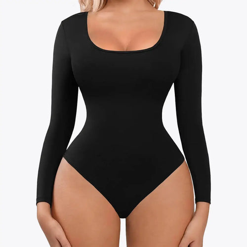 Bodysuit Modelator cu Mânecă Lungă RunwayShape