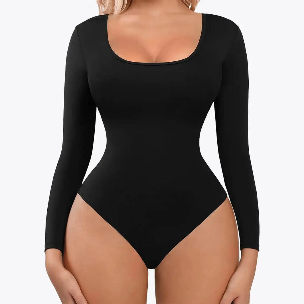 Ofertă 1+1 Bodysuit Modelator cu Mânecă Lungă RunwayShape