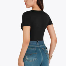 Ofertă 1+1 Bodysuit Modelator Tanga cu Mânecă Scurtă RunwayShape - Crew Neck